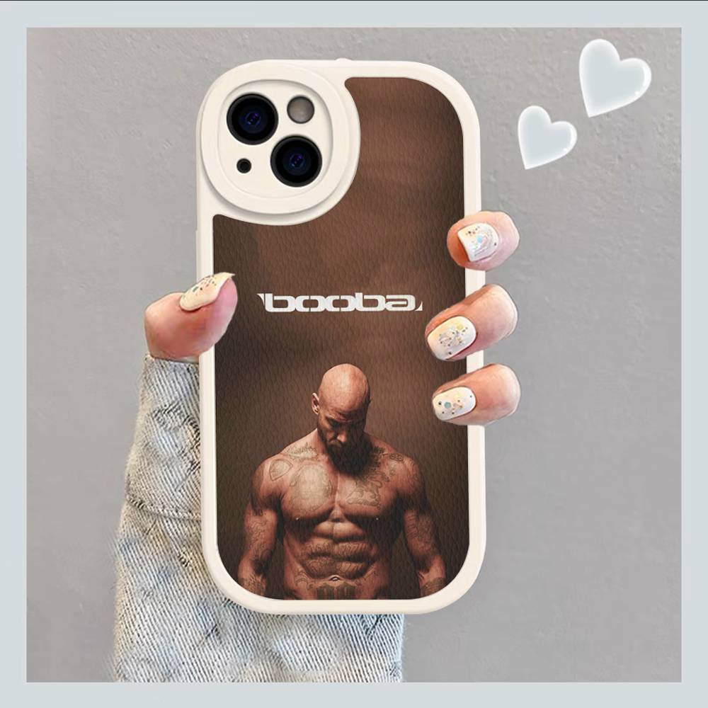 

Rapper B-Booba Phone Case For IPhone 16 15 14 13 12 11 Pro Max Plus Soft Leather Cover iPhone 15 pro