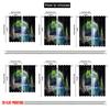 2D flat printing 2pcs Party Window Curtains hole Durable 100% Polyester Fabric  Without Electricity Party Decorations Perfect for
