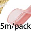 (5Meter/pack) 2.5cm Wide Edge Ribbon Organza Ribbons Wedding Party DIY Crafts Bride Accessories Gift Wrap Xmas DIY Hair
