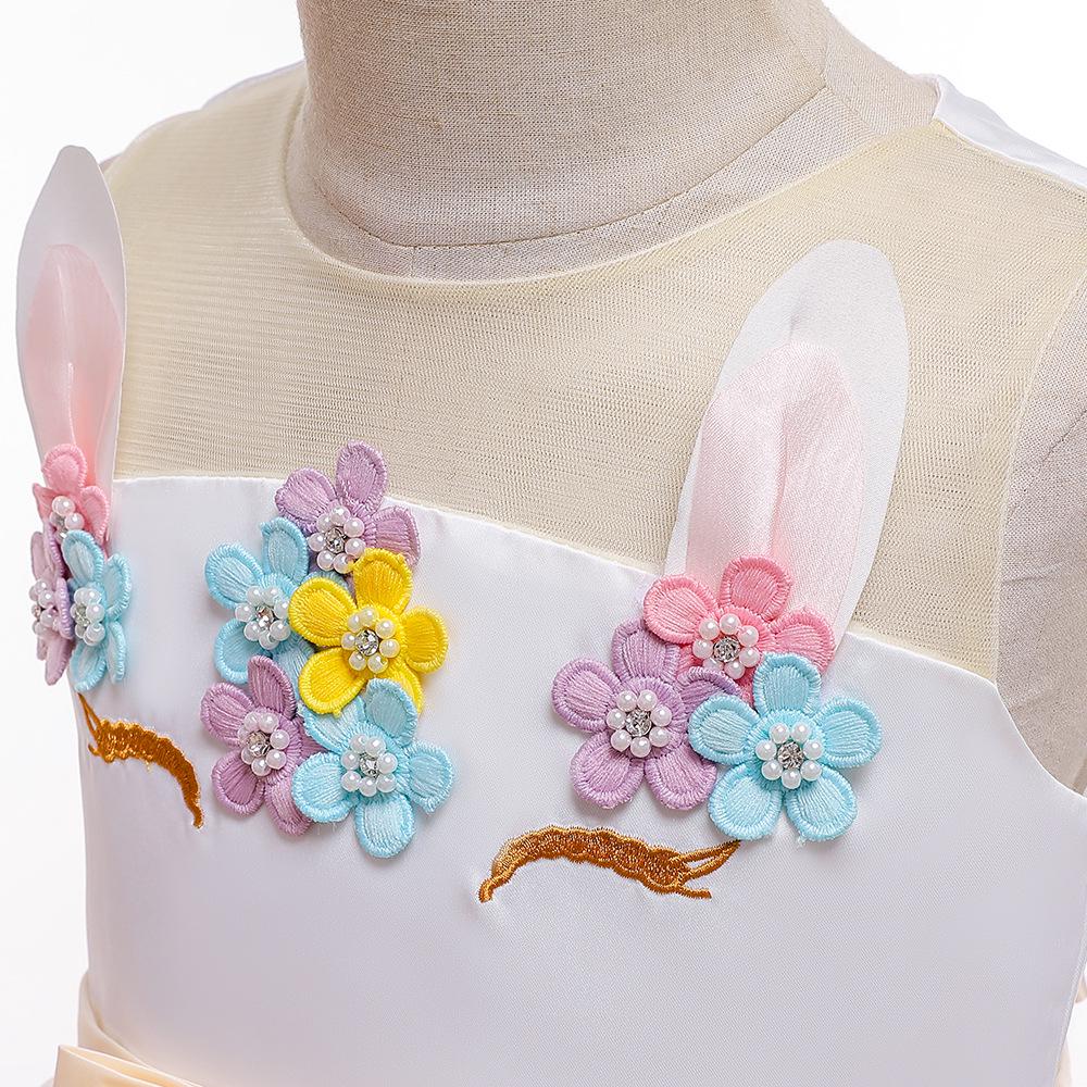 Unicorn Princess Flower Girl Dress - Children's Clothing In Trendy Style