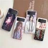 Heaven Official’s Blessing Phone Case For Samsung Galaxy Z Flip 3 4 5 Hard Folding PC Shell For Samsung Z Flip3 Clear Cover