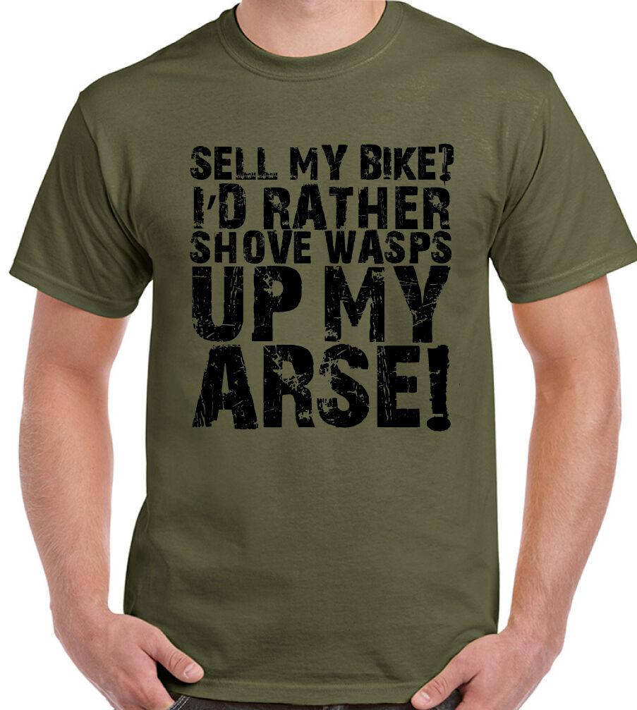 Biker T-Shirt Sell My Bike Mens Funny Motorbike Superbike Moto GP Motorcycle
