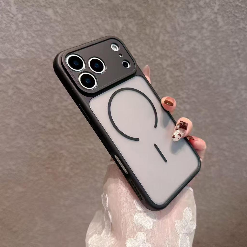 Matte Case for Magsafe Mag Safe iPhone 17 Air 16 Pro Max 15 Plus 14 13 12 11 17 Pro Frosted Translucent Shockproof Anti- Fingerprints Back Phone Cover