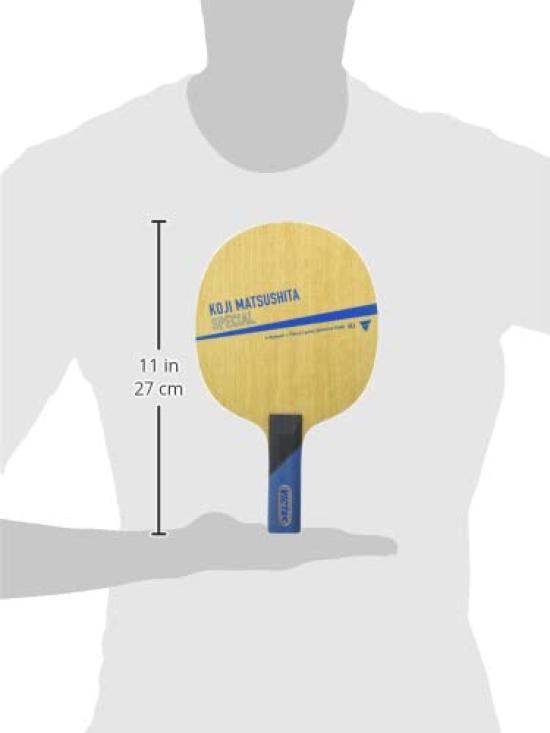 VICTAS Table Tennis Racket Koji Matsushita Special Shakehand Defensive Type with Special Model Used by Koji Straight Handle 028305 Material,