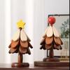 Multi-functional Solid Wood Coaster Tree Shape Heat Resistant Cup Pad Home Ornament Insulation Mat Household