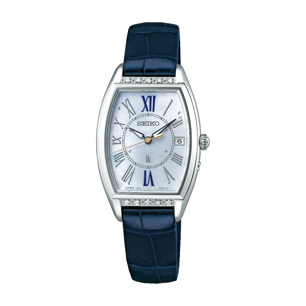 

Seiko Watch LUKIA SSVW181 Crocodile Women s (Navy)