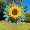 Diameter 36cm Sunflower Windmill Stake Standing Lawn Flower Pinwheel  Outdoor Party Picnic Decor