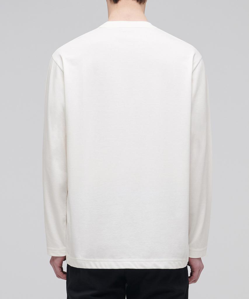 MUSINSA STANDARD [Cooltandard] Crew Neck Long Sleeve T-Shirt [Cream]