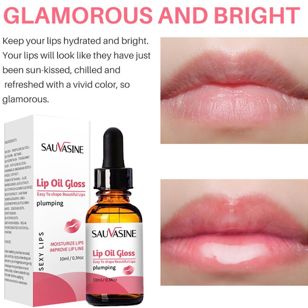 Instant Voluming Lips Plumper Serum Oil Moisturizing Lip Gloss Oils Repairing Reduce Lip Fine Lines Cosmetic Volume Lipstck