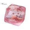 Hand Exercise Ball Anxiety Relief Stress Cube Toy, Clear Frosted Squeeze Toy Snowflake Glitter Ice Sensory for Students Workers Tool