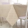 Zakka Printed Polyester Cotton Imitation Linen Fresh Small Daisy Coffee Tablecloth Coffee Table Tablecloth Cover Towel
