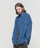 CARGOBROS Cb Washed City Boy Denim Shirt (Dark Blue)