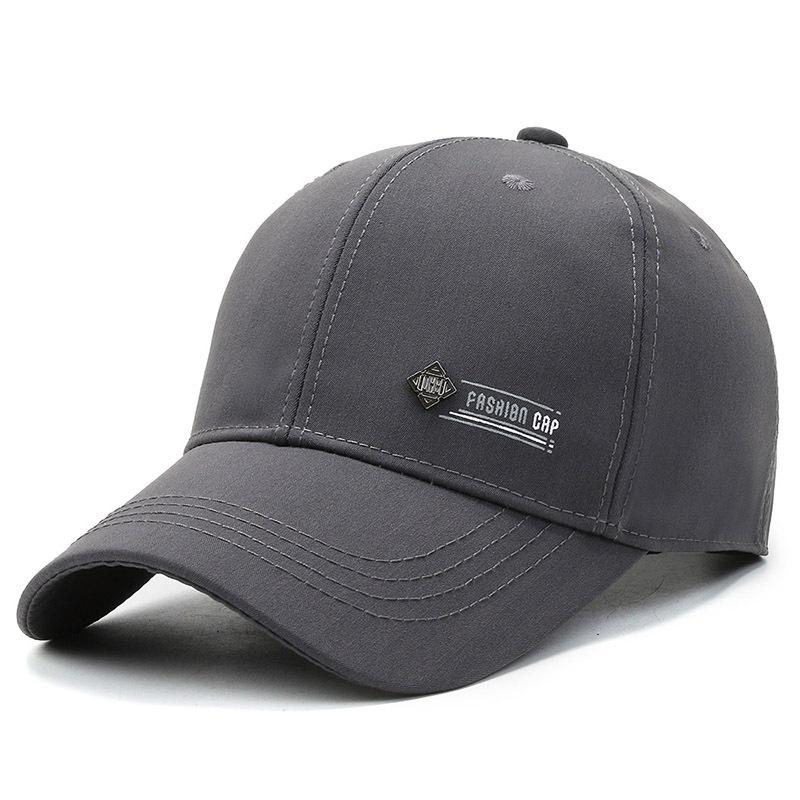 New Men's and Women's Baseball Cap Cotton Polyester Iron Standard Visor Trend Printed Alphabet Cap Casual Sun Hat