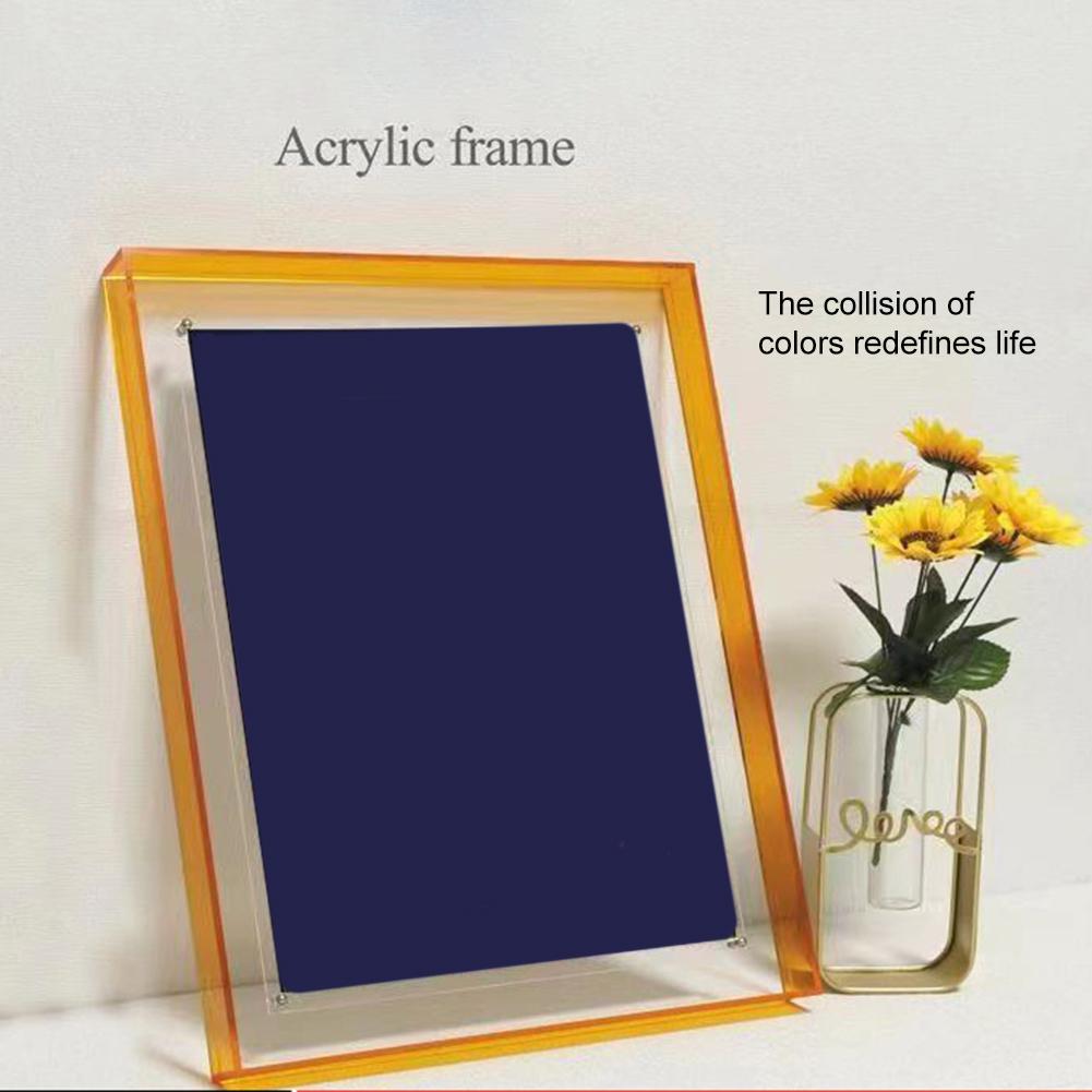 Acryl Bilderrahmen Transparent Posterrahmen Elegantes Design