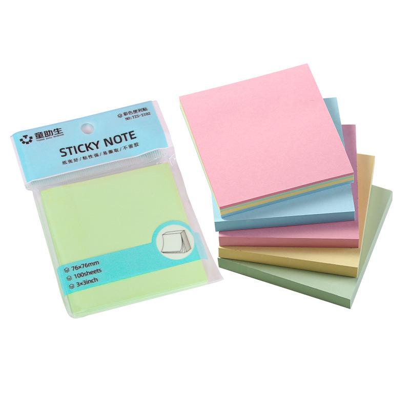 Heart-Shaped Colorful Sticky Notes for Students - Creative Index Memo Pads