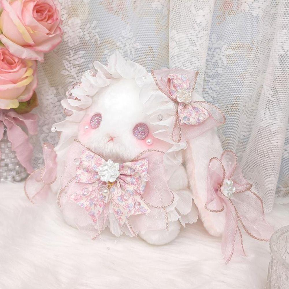Cute Bunny Plush Bag Lolita Princess Crossbody Bags Long-eared Rabbit Sweet Shoulder Bag