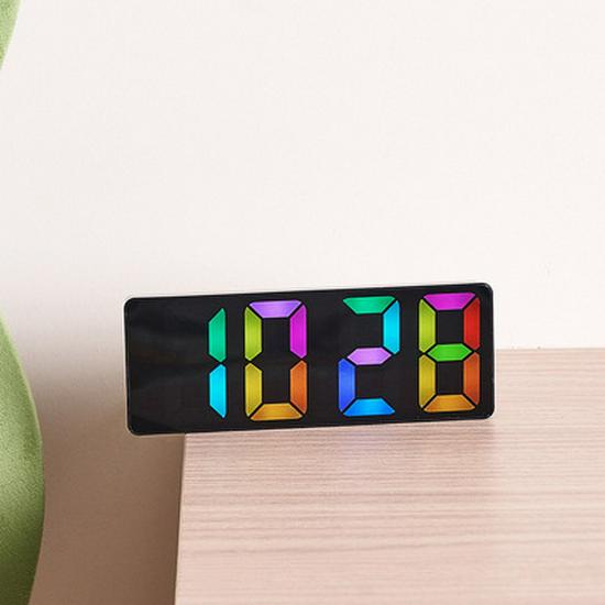 9-inch Multifunctional LED Clock with Multiple Alarms - Model 2802