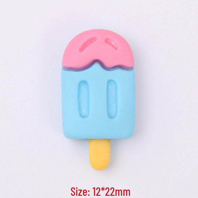 Simulation Ice Cream Cake, Sweet Donut DIY Resin Ornament, Hair Accessories, Phone Case Sticker