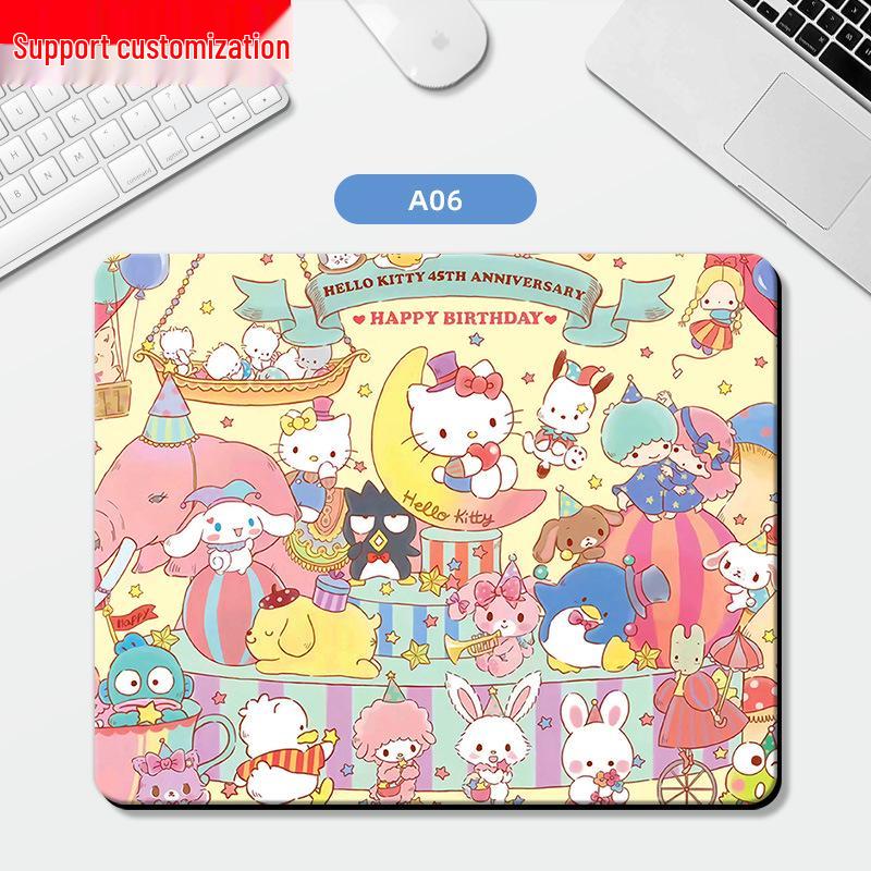 Charming Mouse Pad with Wrist Rest - Cute and Simple Desk Accessory for Girls and Students