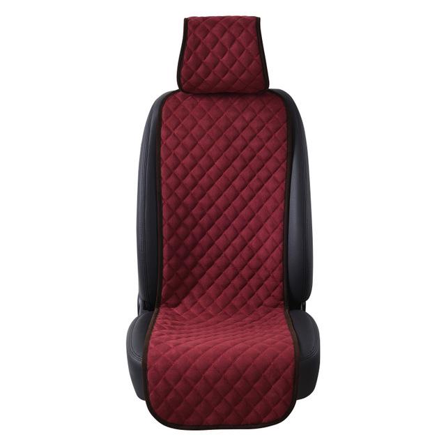 Car Seat Cover Linen Front Seat Cushion Breathable And Comfortable Auto Parts Suitable For All