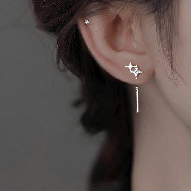 Starlight Ear Threads Simple Elegant Versatile Premium Ins Minimalist Earrings for Women