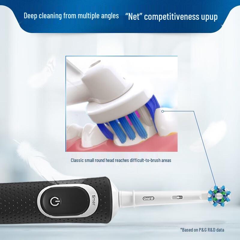 Oral-B D100 Electric Toothbrush Twin Pack CN Plug (adapter Included)