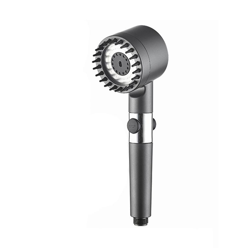 3-Function Strong Pressurized Shower Head Bathroom Bath Filter Shower Head Spray Unique Design Heart Type Bath Showerhead Set