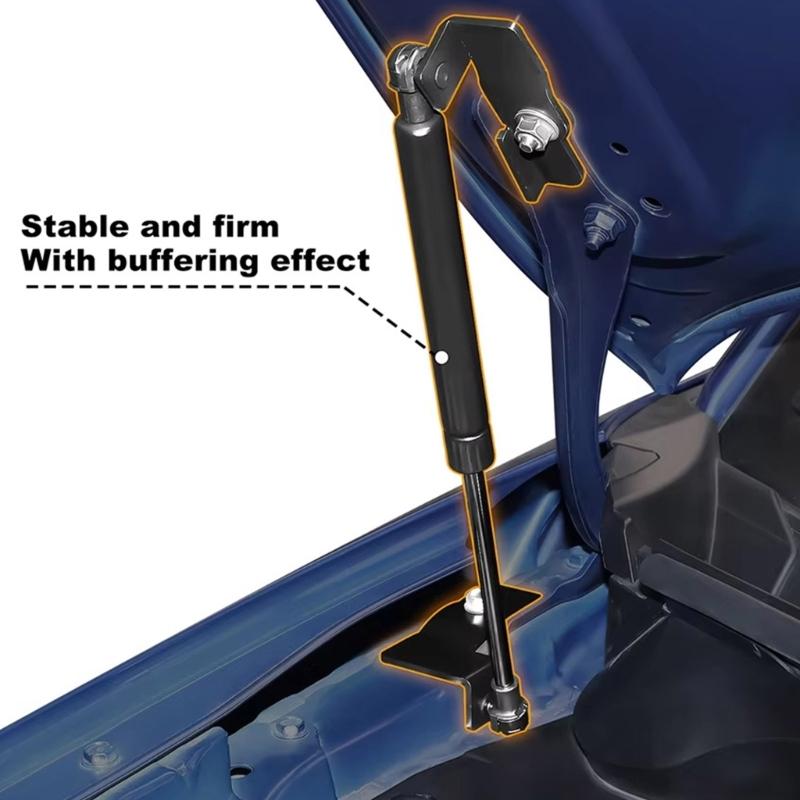 Suporturi metalice de înaltă performanță pentru ridicarea capotei, set de tije hidraulice de suport pentru îmbunătățirea confortului la deschiderea capacelor motorului