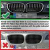 For BMW 7 Ser F01 F02 2013~16 M-PerFitmance 9 BAR Kidney Grille 3 Color Covers