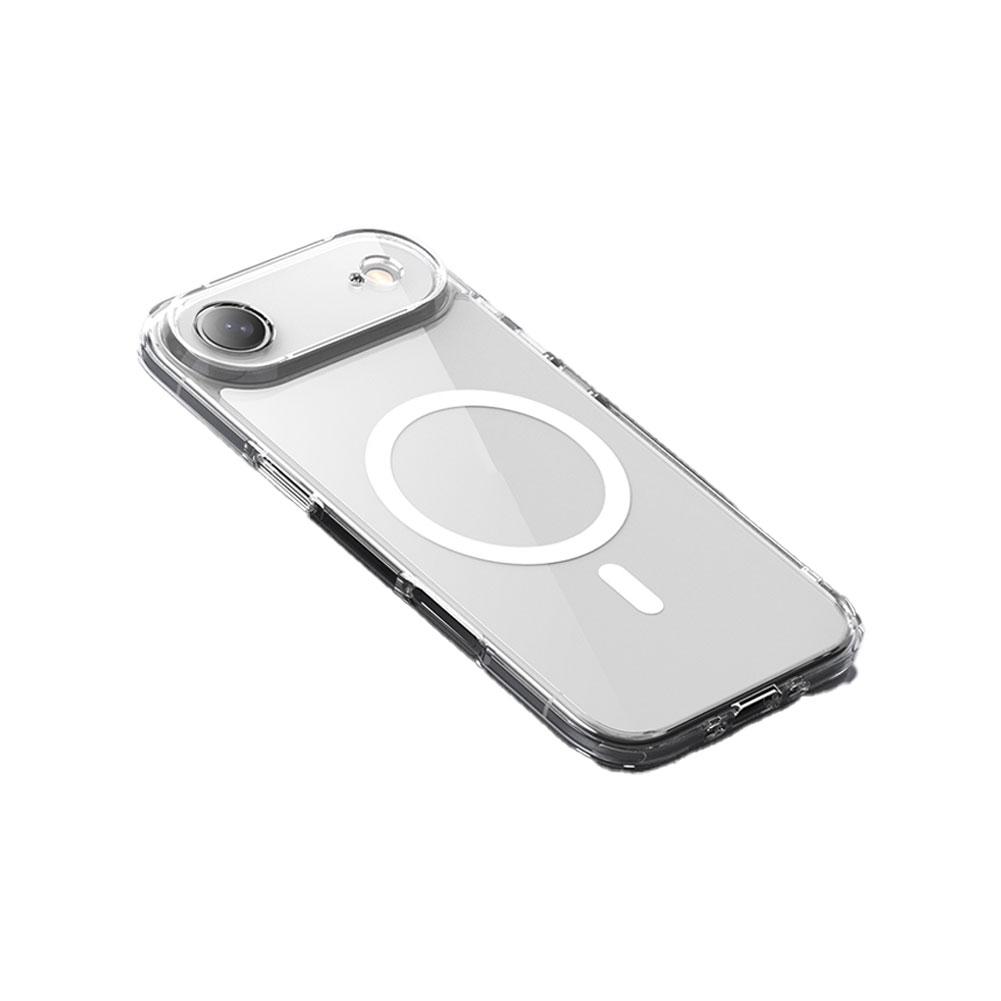 Luxury Clear Shockproof MagSafe Magnetic Case for iPhone 17 Air 17Pro 17 Pro Max Hard Back Cover Support Wireless Charging