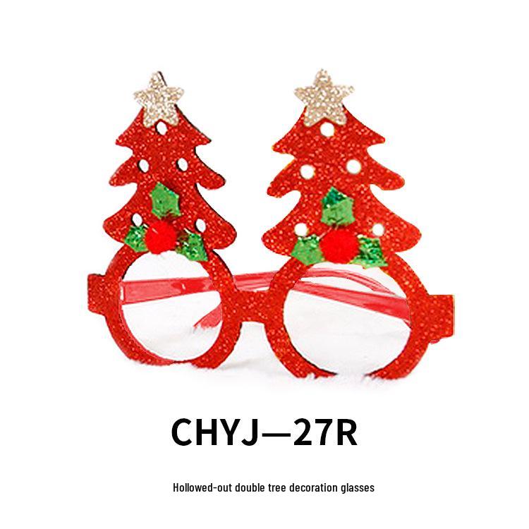 Kreative Weihnachtsbrillen - Weihnachtsmann, Schneemann, Geweih für Erwachsene & Kinder