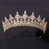 Crystal Zirconia Tiara - Luxury Wedding Crown for Bride Queen Princess