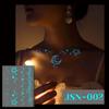 Adesivi Tatuaggio Ricaron 2024 Henné Luminoso & Farfalla Bianca per Viso & Braccio