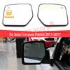 Dla Jeep Compass Patriot 2011-2017 Samochód Lewe lub Prawe Podgrzewane Przezroczyste Szkło Soczewka Lusterka Bocznego Widoku Tylnego Akcesoria LH RH