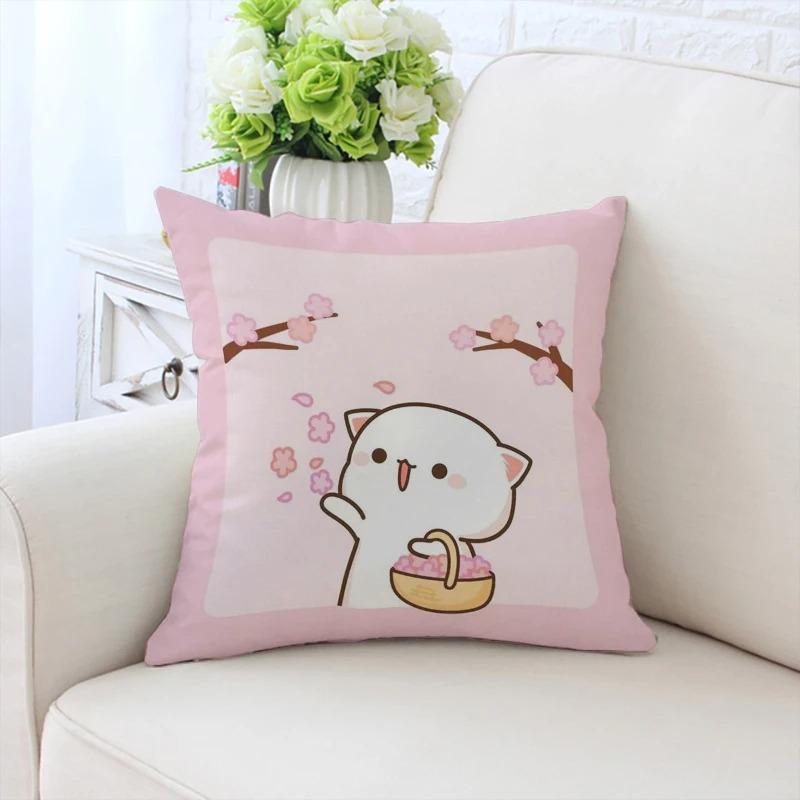 Drăguț ursuleț de desene animate față de pernă auto ornamente birou sufragerie canapea casă față de pernă