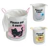 1pc Foldable Cute Laundry Basket Bathroom Dirty Clothes Storage Bucket Large Capacity Household Laundry Bag Clothes Organizer