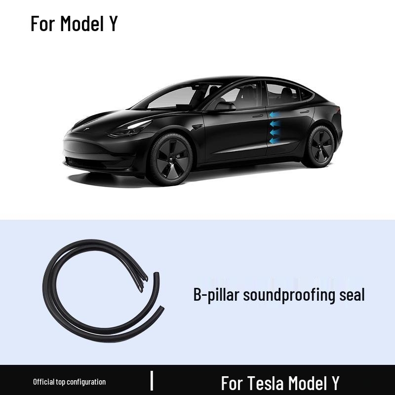 Tesla Model 3/Y Door Card Slot Noise Reduction & Dustproof Sealing Strip