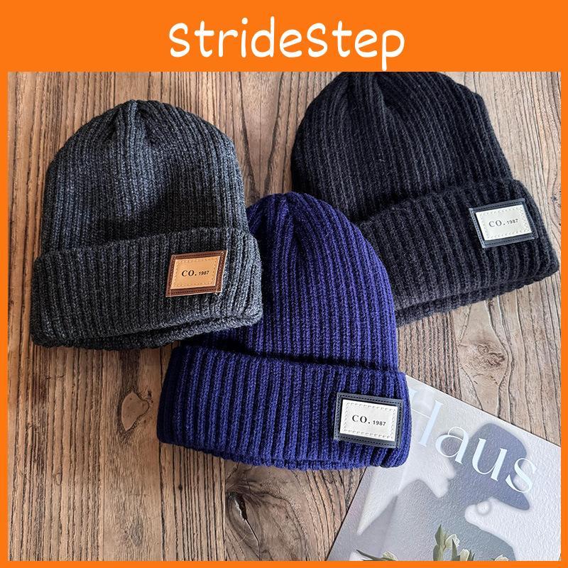 Style Woolen Beanie For Women And Men Thick Knit Cap With Wind Resistance For Autumn And Winter