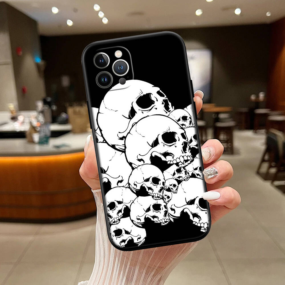 Skeleton Skull New Phone Case for iPhone 6 6s 7 8 11 12 13 14 15 16 17 16E XS Pro Max XR X SE Air