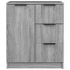 Sideboards 2 pcs Grey Sonoma 60x30x70 cm Engineered Wood