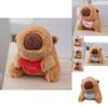 Adorable Capybara Plush Keychain Soft Toy Cuddly Animal Figure For Kids