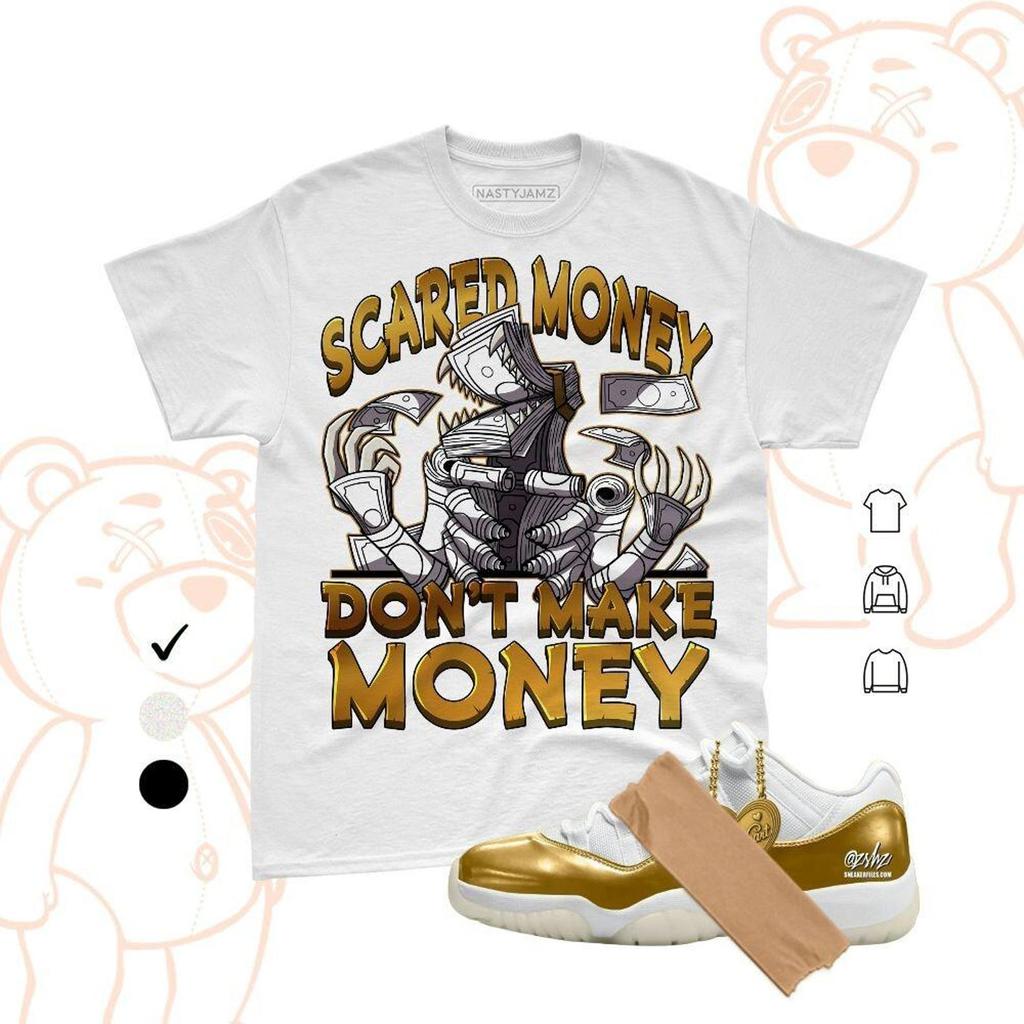 AJ 11 Mother’s Day Scared Money ,Streetwear Graphic Tee, Unisex Casual Tee, Sneaker Match Shirt and kids tshirt, Bella Canvas