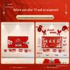 Wedding Decoration Set for Groom's New Home: Living Room TV Wall & Flower Decor