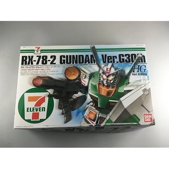 BANDAI HG RX-78-2 GUNDAM Ver.G30th 1/144 7-Eleven Original Color Ver.1.5