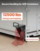 Shipping Container Jack Lug with U-Shaped Handle, 1-Pack, Storage Leveler Booster Withstands Sun & Rain, Heavy Duty Container Jack Lug for Shipping