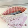 High Quality Sweet Lace Floral Design Pen Bag Large Capacity Multifunctional Stationery Bag Pencil Case Students Supplies