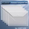 Bolsa transparente impermeable para archivos A4 - Organizador de oficina de gran capacidad