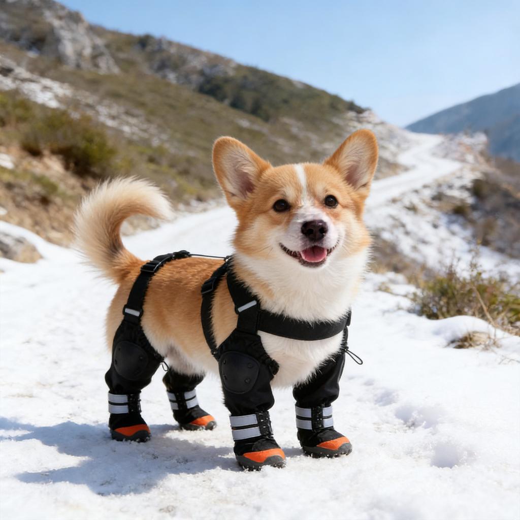 Non, Pet Shoes, Wear,resistant Dog Shoes, Hard,soled Boots For Outdoor Trips