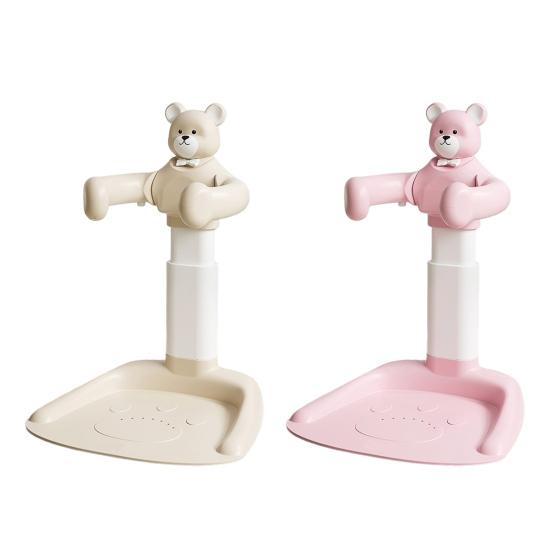 Babybadewannenständer mit stabiler Struktur Ergonomisches Design Rutschfest Sicherheit Höhenverstellbar Rückenlehne Babybadeturm