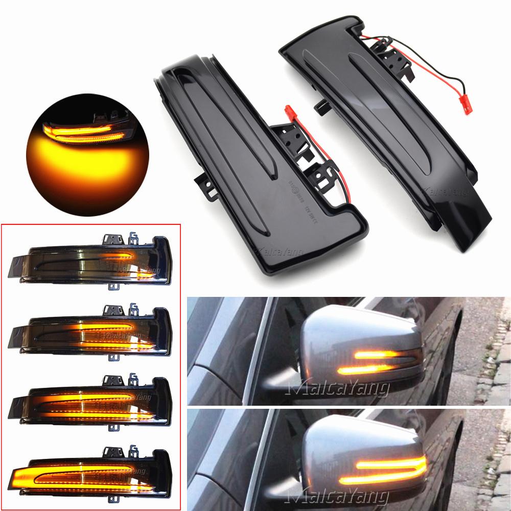 For Mercedes-Benz A B C E S CLA GLA CLS Class W176 W246 W204 W212 C117 X156 LED Dynamic Blinker LED Turn Signal Light Indicator Dome Lights 6